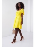 Airy yellow Spanish dress 03045 - Online store - Boutique